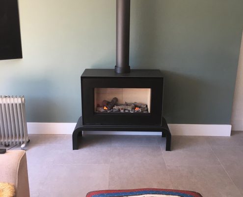 Approved stove installation
