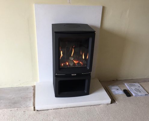 Approved stove installation