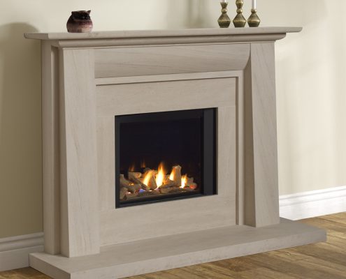 Infinity 480BF Stokesay Suite with Black Liners - Focus Fireplaces