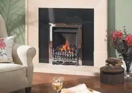 Spirit: Coal Effect Polished Steel Trim - Focus Fireplaces