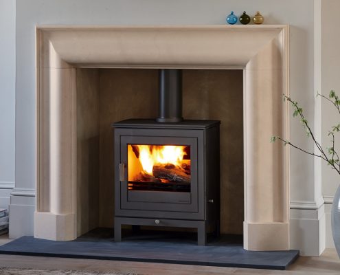 Chesneys Beaumont 5 Wood-burning Stove with Langley fireplace