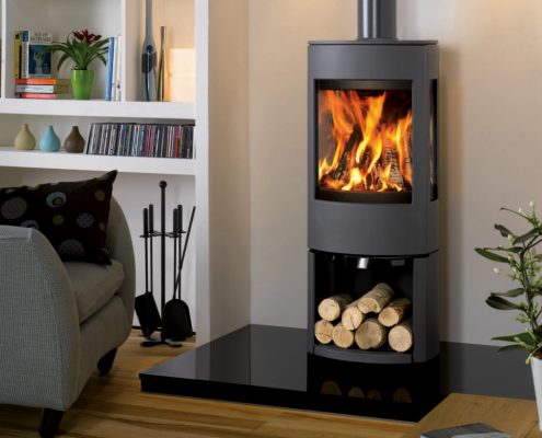 Dovre Astroline 4 Stove with wood store