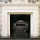 Findley House Rembrandt - Ivory White Limestone fireplace