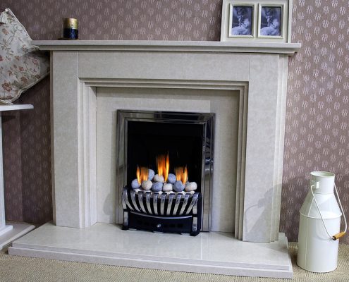 Findley House Telford Micromarble fireplace