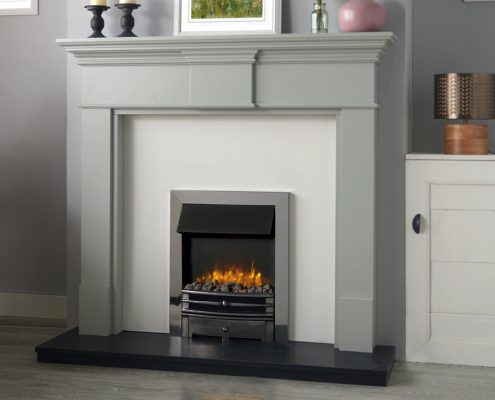 Logic2 Electric Chartwell with Polished Steel effect frame and Highlight polished front