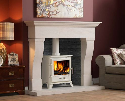 The Penman Collection - Tavira Iberian Limestone Limestone fireplace