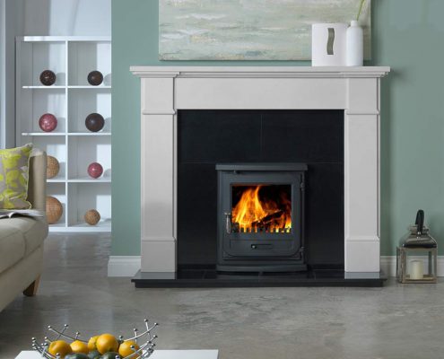 The Penman Collection -Velletri Agean Limestone fireplace