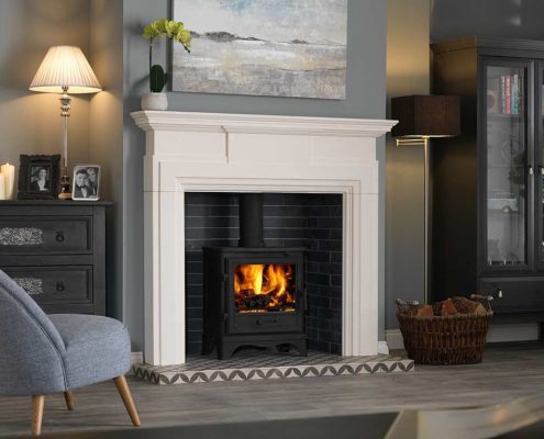 The Penman Collection - Hadley Agean Limestone fireplace
