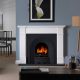 The Penman Collection -Velletri Clara Pura natural marble fireplace