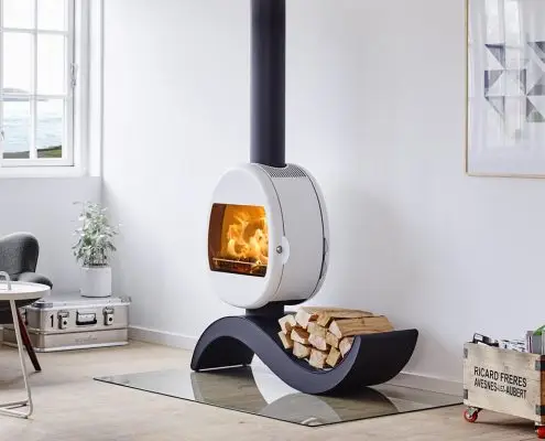 Scan-wood-multi-fuel-stoves- Scan 66-5 S-shape Wood burning Stove