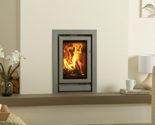 Stovax Riva 45 inset wood burning and multi-fuel fire