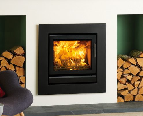 Stovax Riva 50 inset wood burning and multi-fuel fire