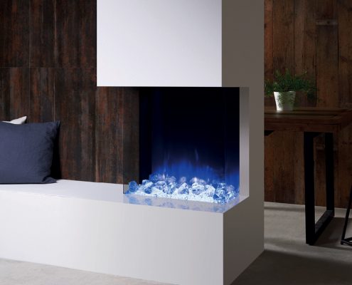 eReflex 55W Outset Electric Fire with Crystal Ice-effect