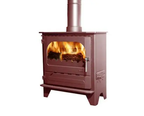 Dunsley Advance 500 Wood burning Stove - Mojave Red