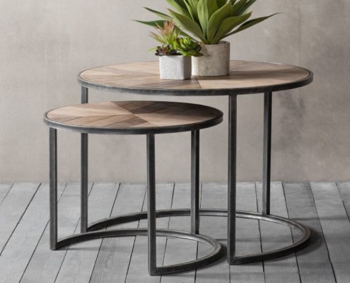 Gallery Direct Douglas Coffee Table (Nest of 2) W420 x D420 x H610mm