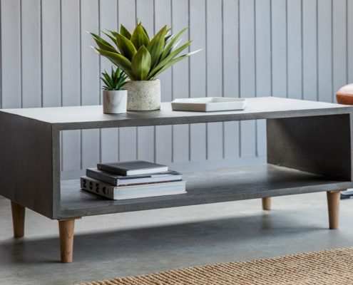 Gallery Direct Bergen Cube Coffee Table W1100 x D600 x H450mm