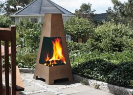 JØTUL TERRAZZA - Wood burning outdoor patio and garden heater