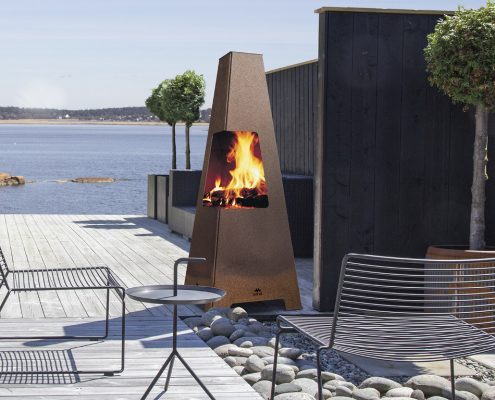 JØTUL TERRAZZA XL - Wood burning outdoor patio and garden heater