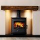 Focus Fireplaces Deep Beam: Aged Oak in a Medium Finish