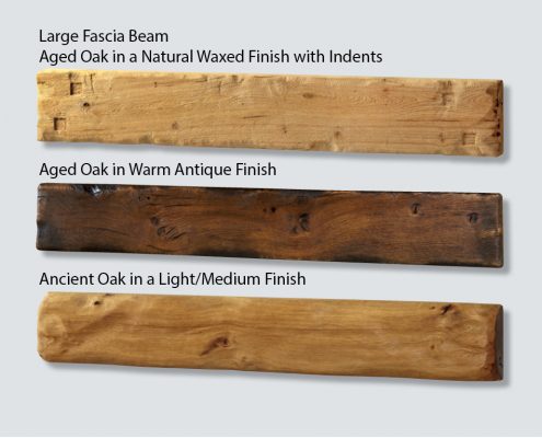 Focus Fireplaces Large Fascia Beam choice of timber finishes