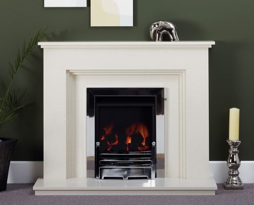 Natura Fireplaces Comforto in Moonlight Micro Marble