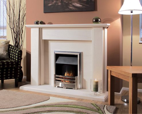 Newman Portuguese Limestone Fireplaces - Mimosa from Designer Collection
