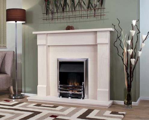 Newman Portuguese Limestone Fireplaces - Peneda from Designer Collection