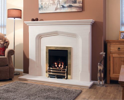 Newman Portuguese Limestone Fireplaces - Ribeiro from Designer Collection