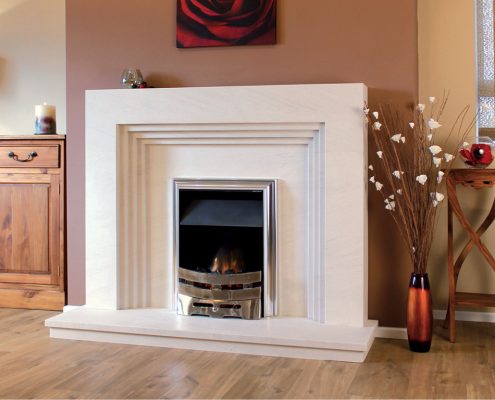 Newman Portuguese Limestone Fireplaces - Borba from Designer Collection