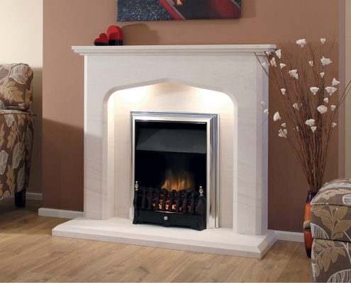 Newman Portuguese Limestone Fireplaces - Viana from Designer Collection