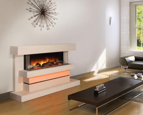 Newman 3D Dimension Electric Fireplace