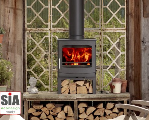 Woodwarm Fireview Eco Stove Contemporary 9kW