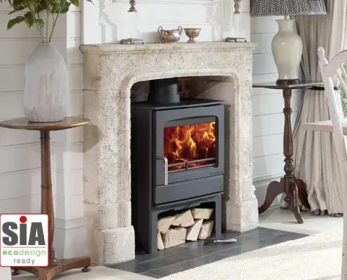 Woodwarm Fireview Eco Stove Contemporary 7kW