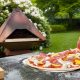Mi-Flues Aduro Prisma Pizza Oven & Outdoor Fireplace in Corteen Steel