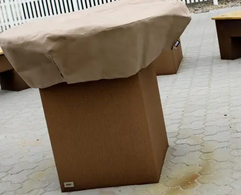 RAIS Circle Outdoor Fireplace - Combined grill and fire bowl Circle in corten steel