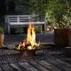 RAIS Ra Outdoor Fireplace - Minimalistic fire bowl in steel