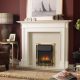 Dimplex Optiflame Horton Hearth Mounted Electric Fire in Brass