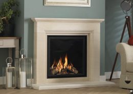 Wildfire Ravel 750 Gas Fire (Asti 750 Suite) Limestone