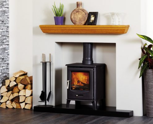 Focus Fireplaces Mallaig Shelf: Light/Medium Oak