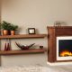 Focus Fireplaces Standard Shelves in a Walnut Finish