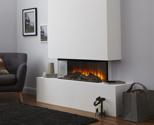British Fires: New Forest 870 electric fire - 3 sided