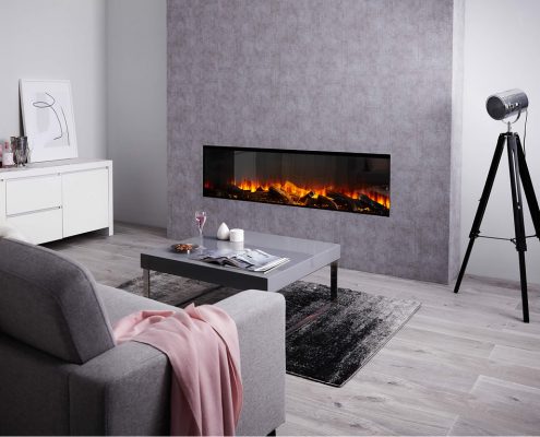 British Fires: New Forest 1600 electric fire - Front Facing