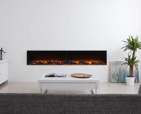 British Fires: New Forest 2400 electric fire - Front Facing