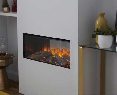 British Fires: New Forest 870 electric fire - Front Facing