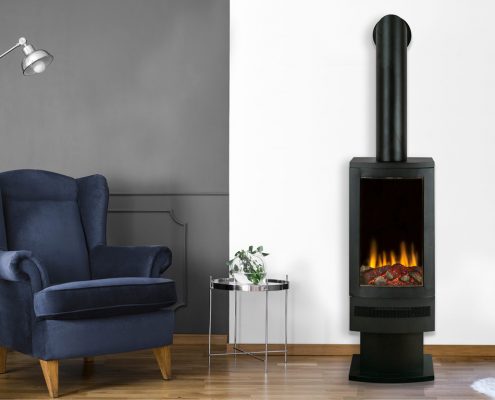 British Fires: New Forest Bramshaw electric stove