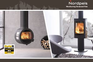 Contemporary Ecodesign woodburning stoves and fires.