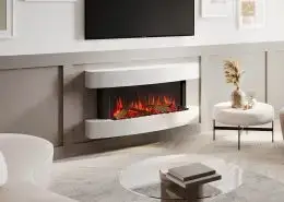 Gazco eStudio Carreta 140 Wall Mounted Electric Suite