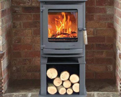 Dunsley Advance 400 with logstore Wood burning Stove