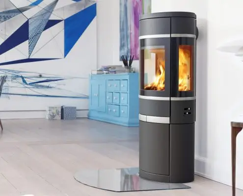 Scan-freestanding-stoves-12 Scan 68-12 Closed Base Wood burning Stove
