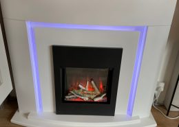 Virtue Electric Suite with Flamerite electric fire SAVE £805